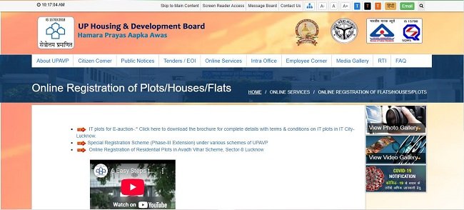 Online Registration of Flats/Houses/Plots