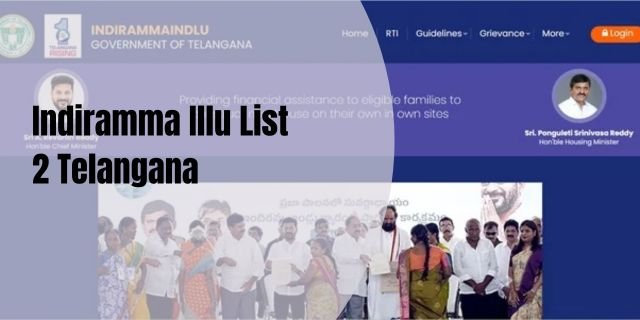 Indiramma Illu List 2 Telangana