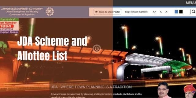 JDA Scheme and Allottee List