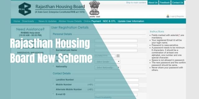 Rajasthan Housing Board New Scheme